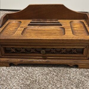 Vintage Wooden Jewelry Box